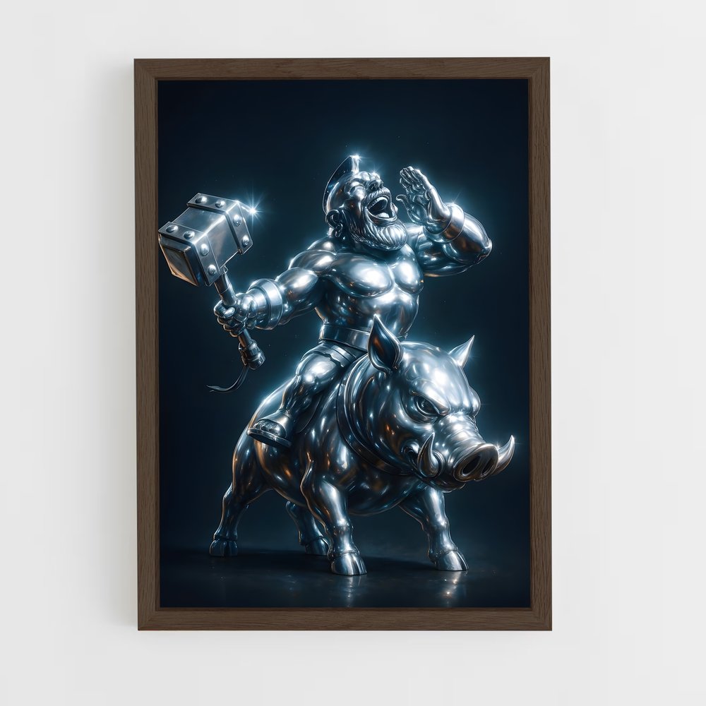 Poster Le Taureau de Fer – affiche Clash royale (vue 5)